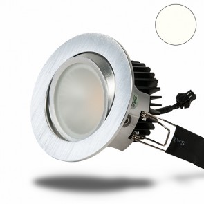 LED Einbaustrahler COB 68, Alu gebürstet, 8W, neutralweiß-35010