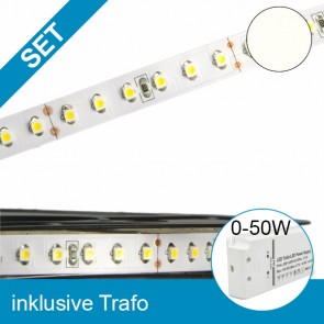 SET LED STD-Flexband neutralweiss + 50W Trafo-39253