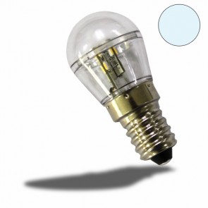 LED E14 Birne, 10-30V/ DC, 16SMD, 0,7 Watt, kaltweiss-32490