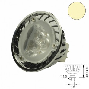 LED Strahler MR16 3x1 Watt, T2, warmweiss-31016