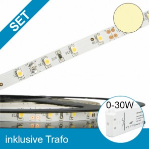 SET LED STD Flexband warmweiss + 30W Trafo-39248