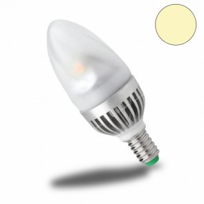 MEGAMAN LED Kerze E14, 5 Watt, matt, glatt, Warmweiss-34321003
