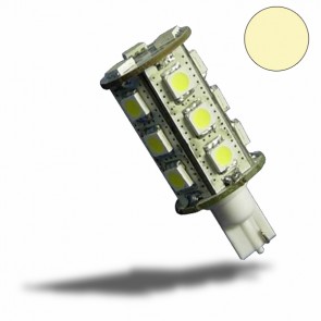 LED T10 Leuchtmittel, 10-30V/DC, 18SMD, 3 Watt, warmweiß-32532