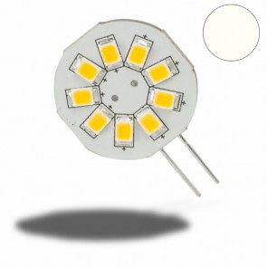 LED Stiftsockellampe G4 9xSMD LEDs, 1,5W, neutralweiß, Pin seitlich-35329