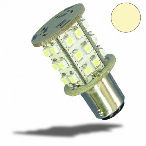 LED BA15d Leuchtmittel, 10-30V/DC, 30SMD, 1,5 Watt, warmweiß-32496