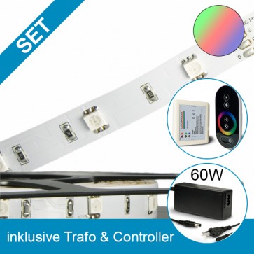 SET STD-Flexband + 60W Trafo + RGB Controller-39263