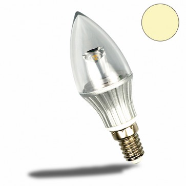 E14 LED Kerze, 4W, klar, warmweiss-32618