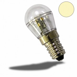 LED E14 Birne, 10-30V/ DC, 16SMD, 0,7 Watt, warmweiss-32489