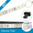 SET LED STD Flexband neutralweiss + 50W Trafo + Controller