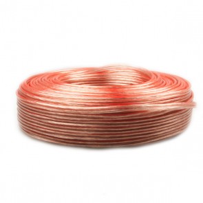Kabel 2-polig, YZWL 2x0,75mm, transparent, 1 Rolle = 50m-35129