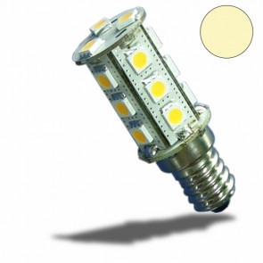 LED E14 Leuchtmittel, 10-30V/ DC, 18SMD, 3 Watt, warmweiss-32512