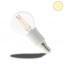 Retro LED Lampe Filament E14, 4W, 400 Lumen, 2800K, dimmbar
