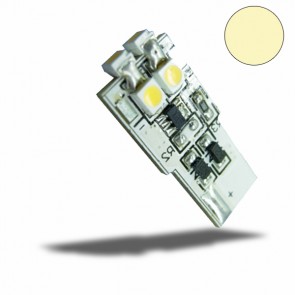 LED T10 Leuchtmittel, 10-30V/DC, 6SMD, 0,5 Watt, warmweiß-32538