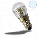 LED E14 Birne, 10-30V/ DC, 16SMD, 0,7 Watt, kaltweiss