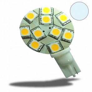 LED T10 Leuchtmittel, 10-30V/DC, 10SMD, 2 Watt, Kaltweiß, Sockel seitlich-32533