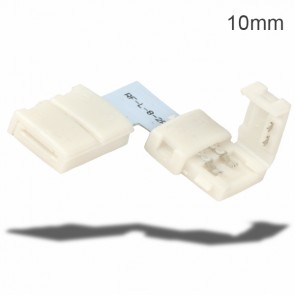 Flexband Clip-ECK-Verbinder 2-polig, weiss für Breite 10mm-32964